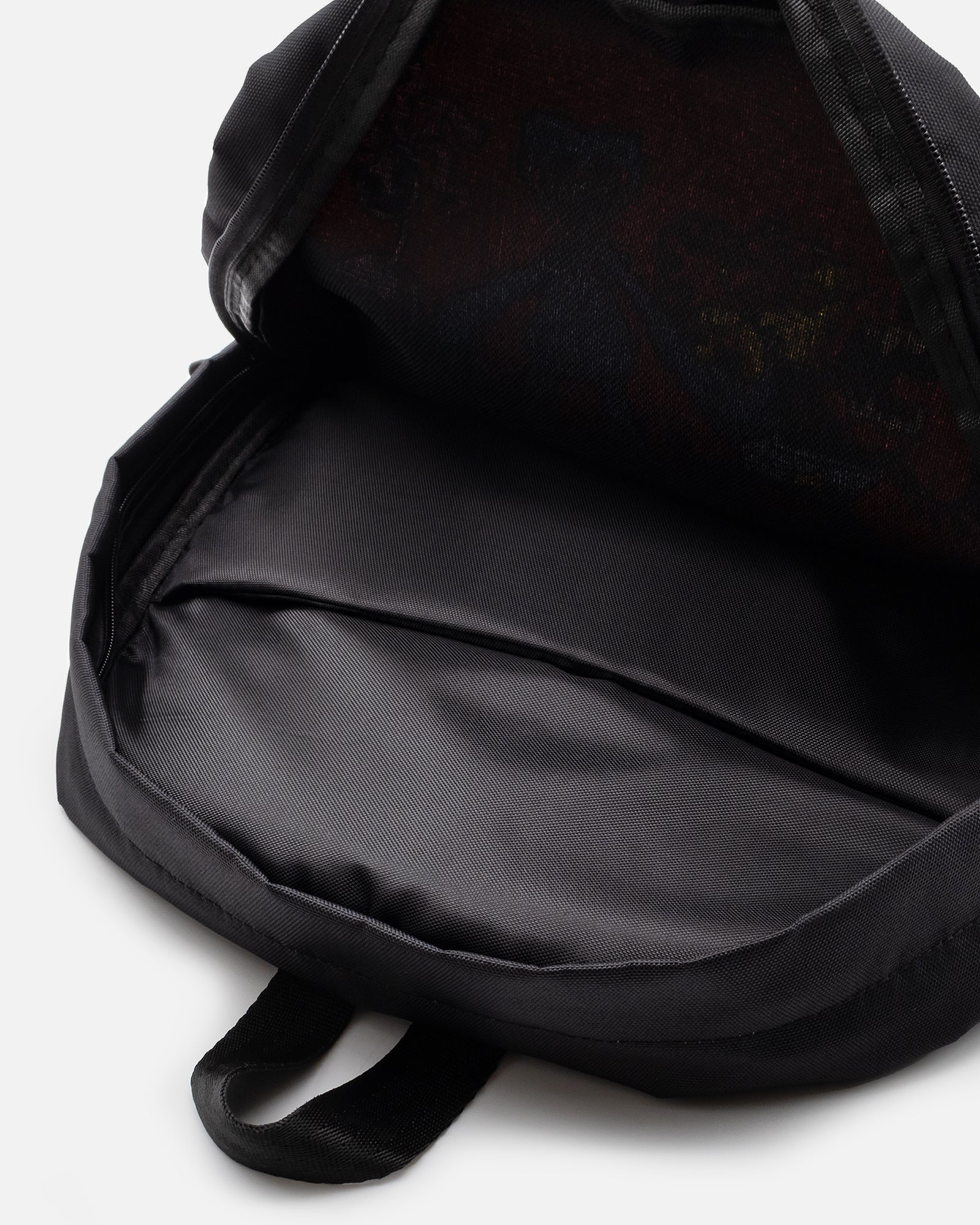 inside of huggy wuggy mommy longlegs boxy boo backpack. big pocket on back.