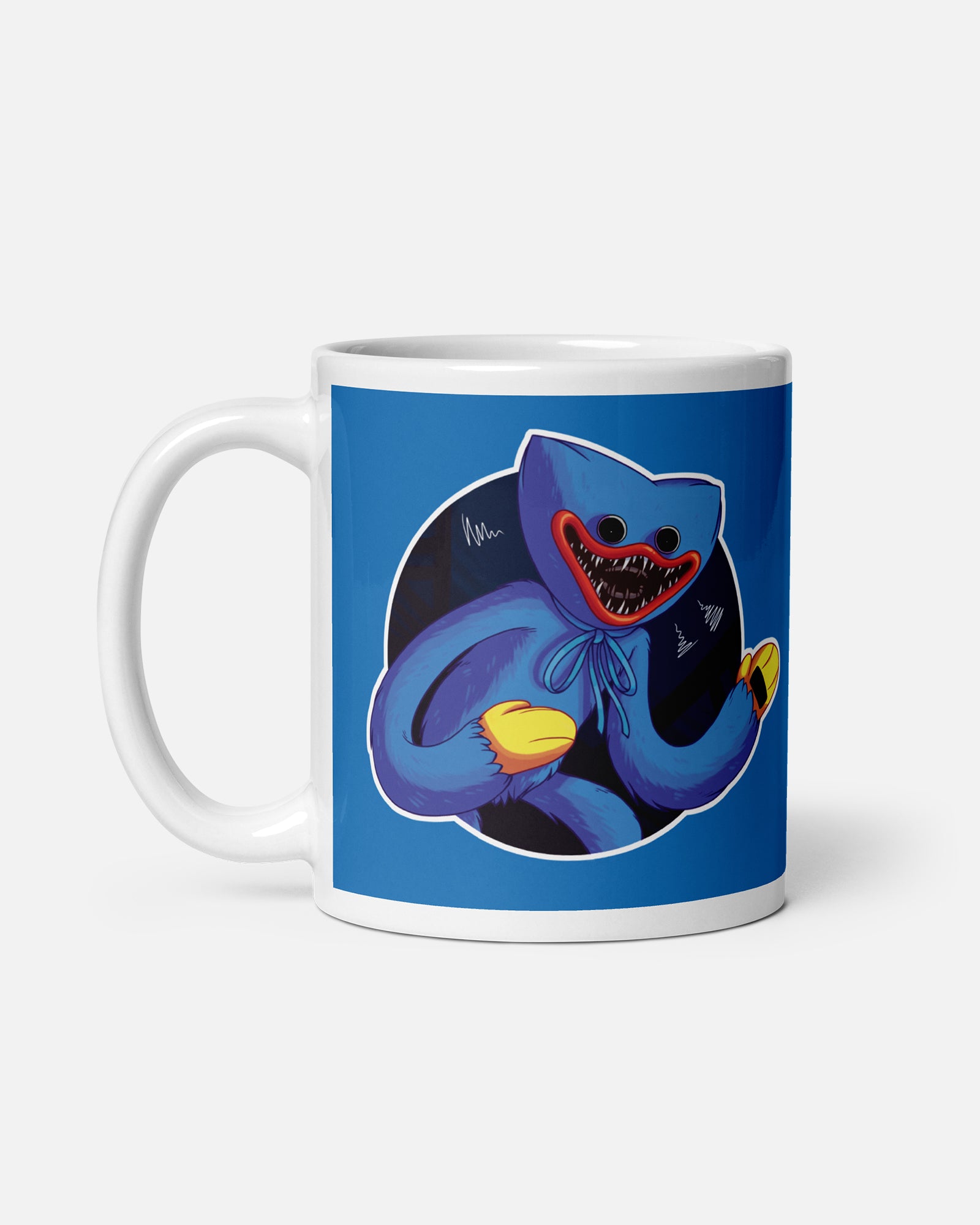 huggy wuggy mug. image: huggy walking