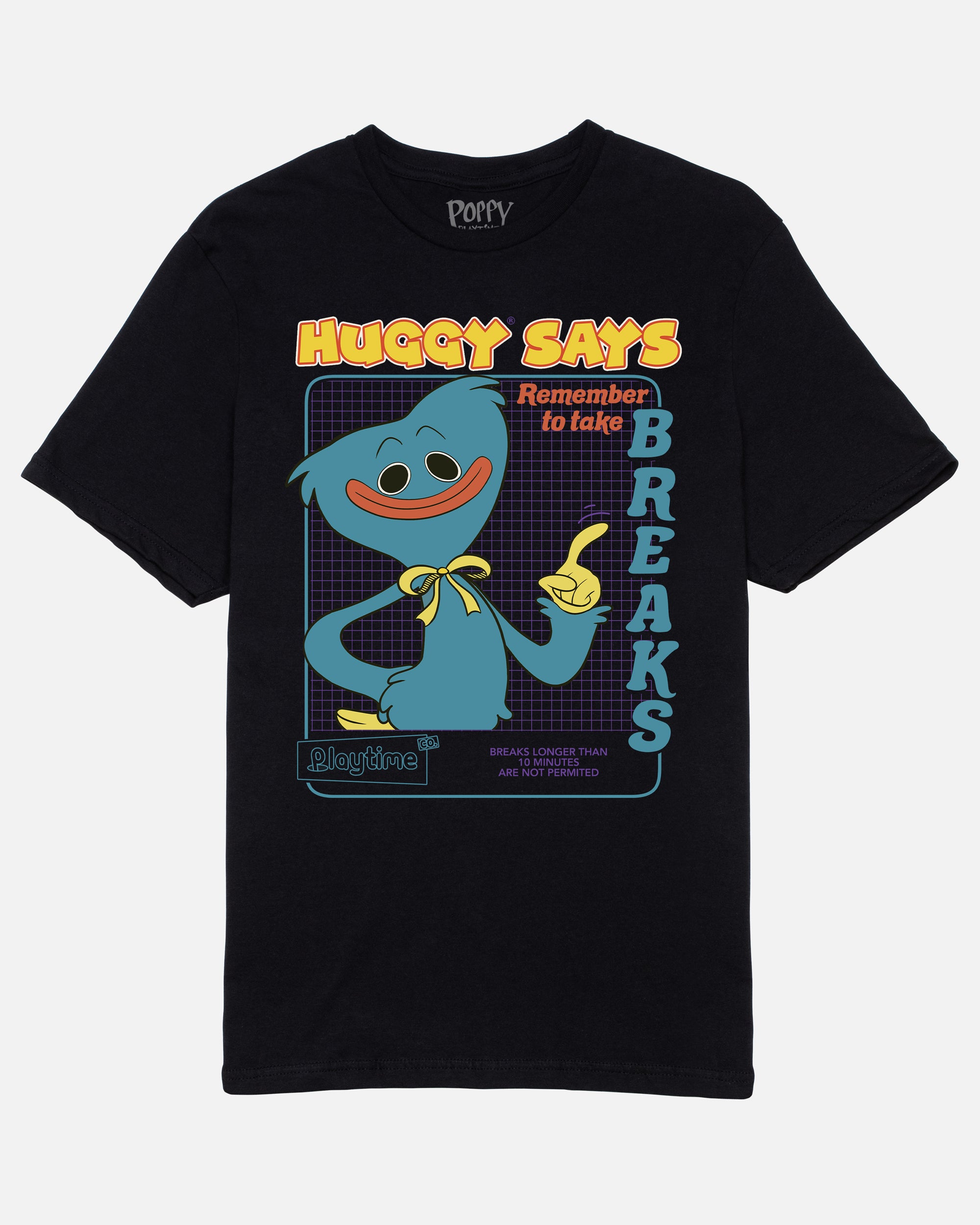 huggy wuggy huggy says tshirt