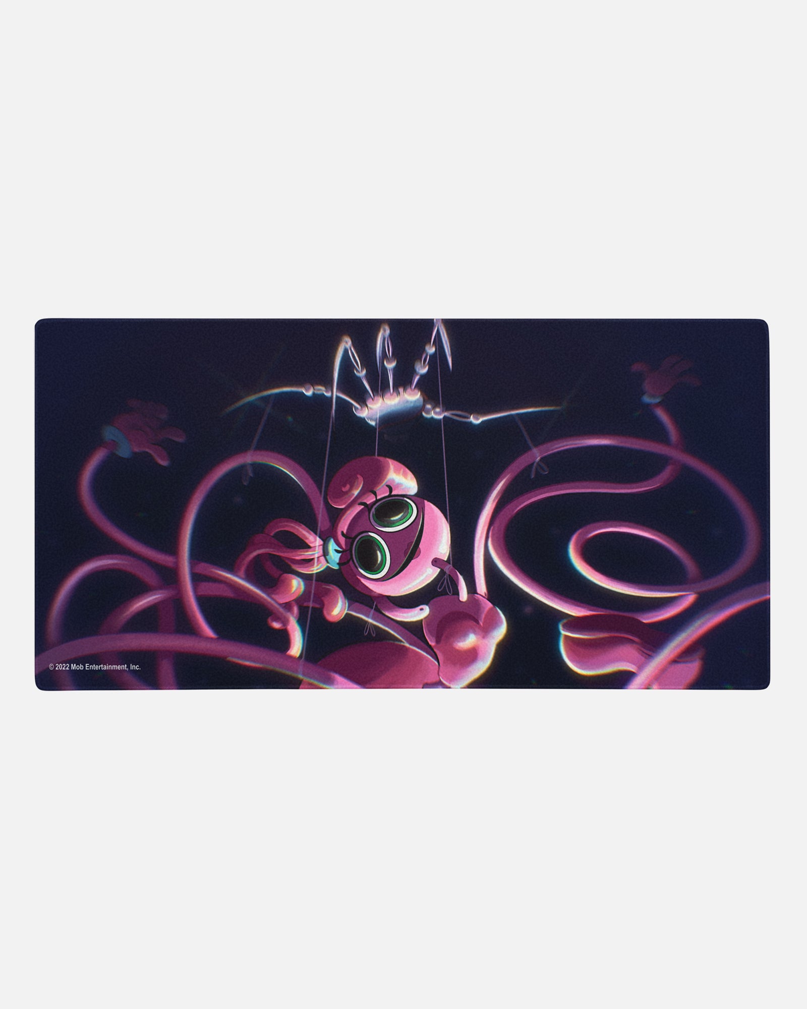 mommy longlegs puppeted gamer mousepad. image: mommy longlegs on puppet strings being controlled by a hand.