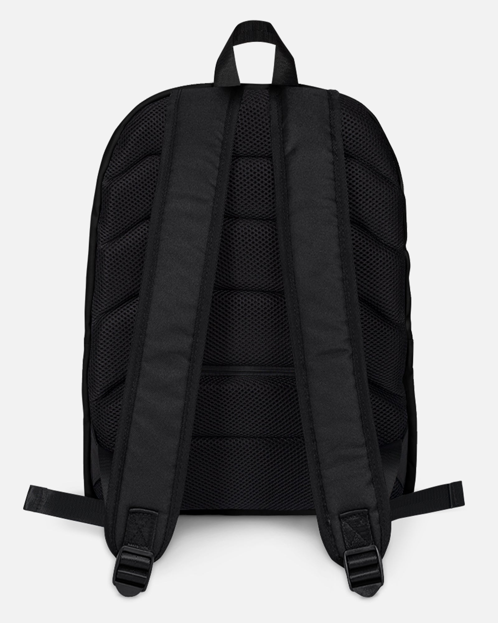 monster catnap kids faces backpack back. two straps. mesh back.