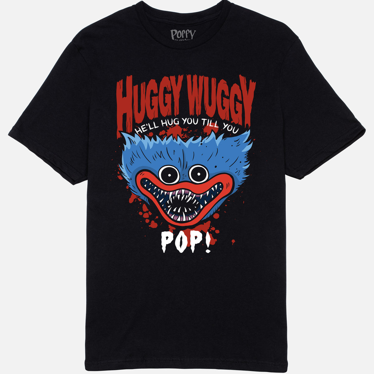Huggy Wuggy He ll Hug You Till You Pop Tee Poppy Playtime Official huggy-wuggy-he-ll-hug-you-till-you-pop-tee-poppy-playtime-official