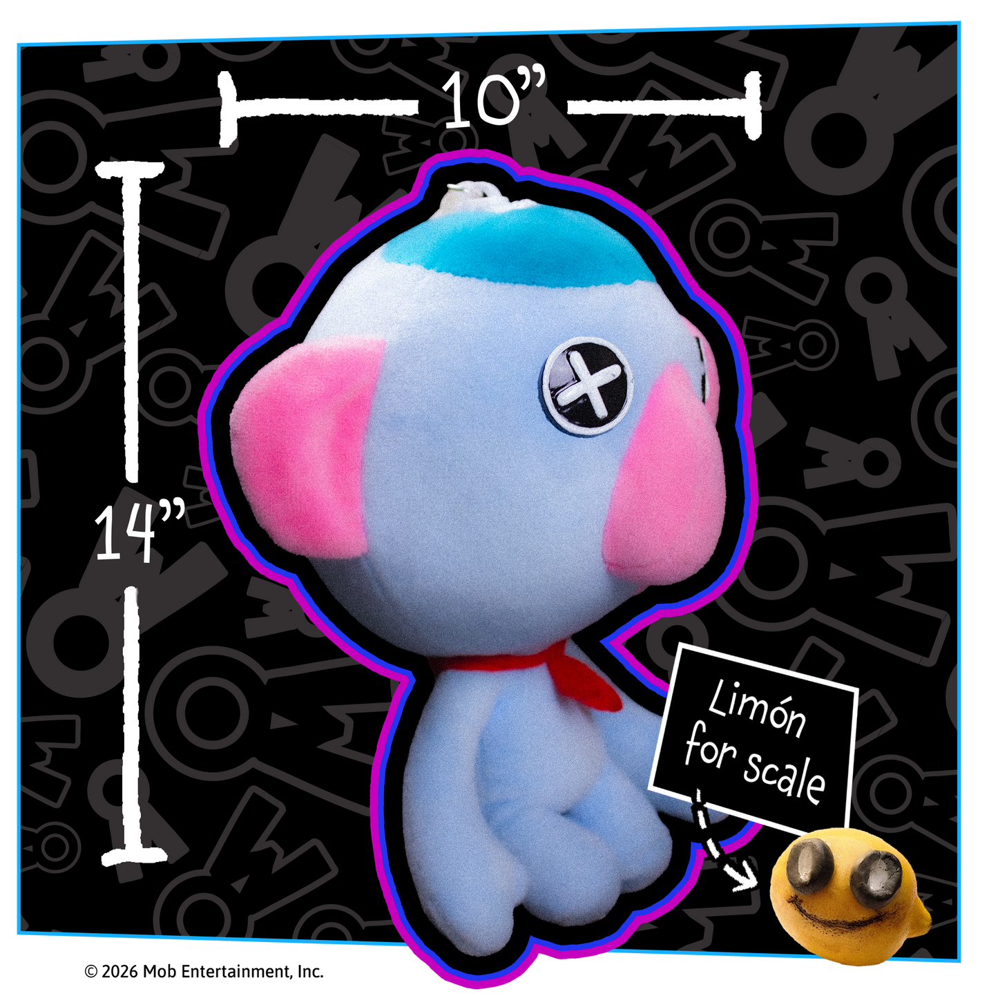 DOODLE BONES 2-in-1 Reversible 14” Plush | Poppy Playtime