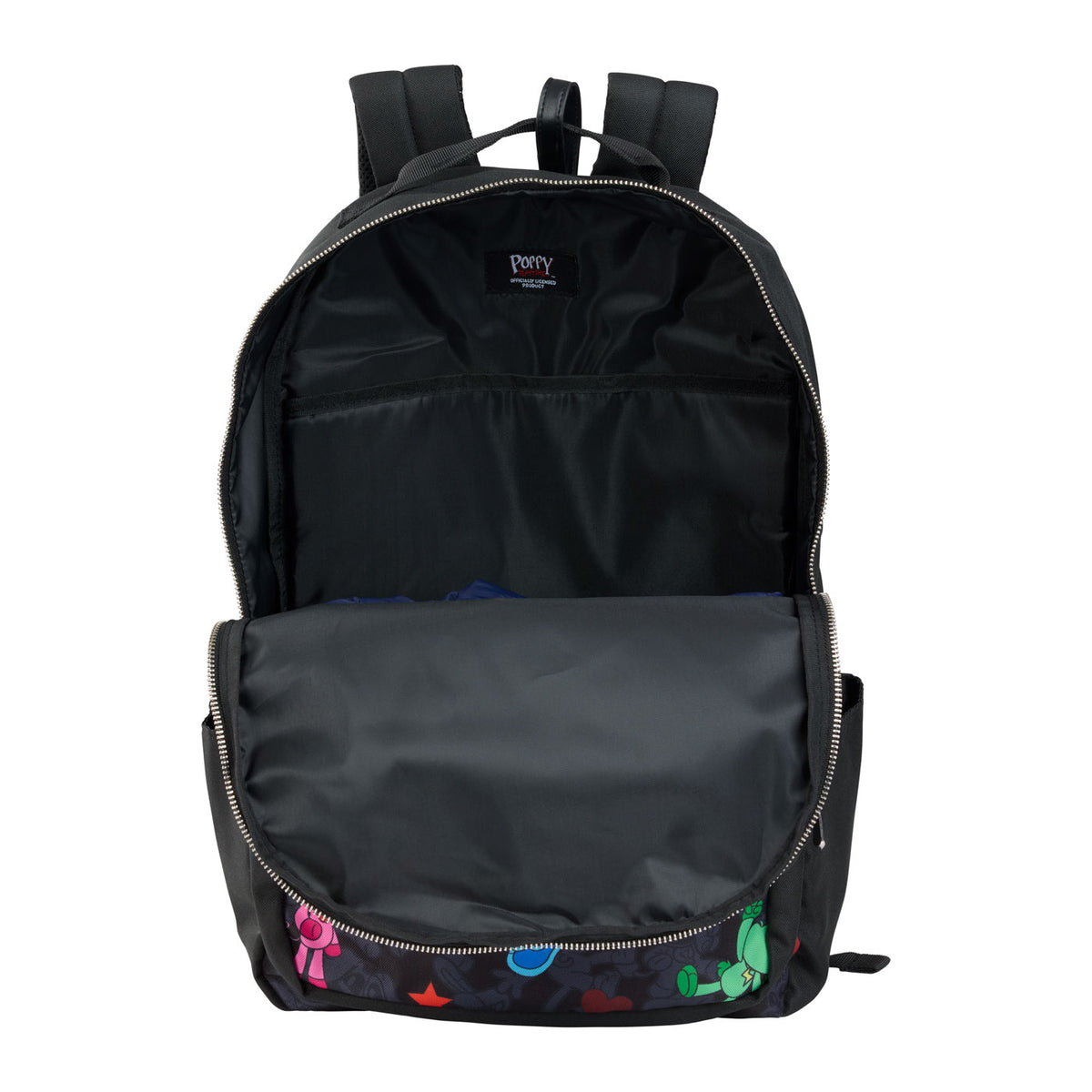 Black backpack displaying the Interior Laptop Sleeve.