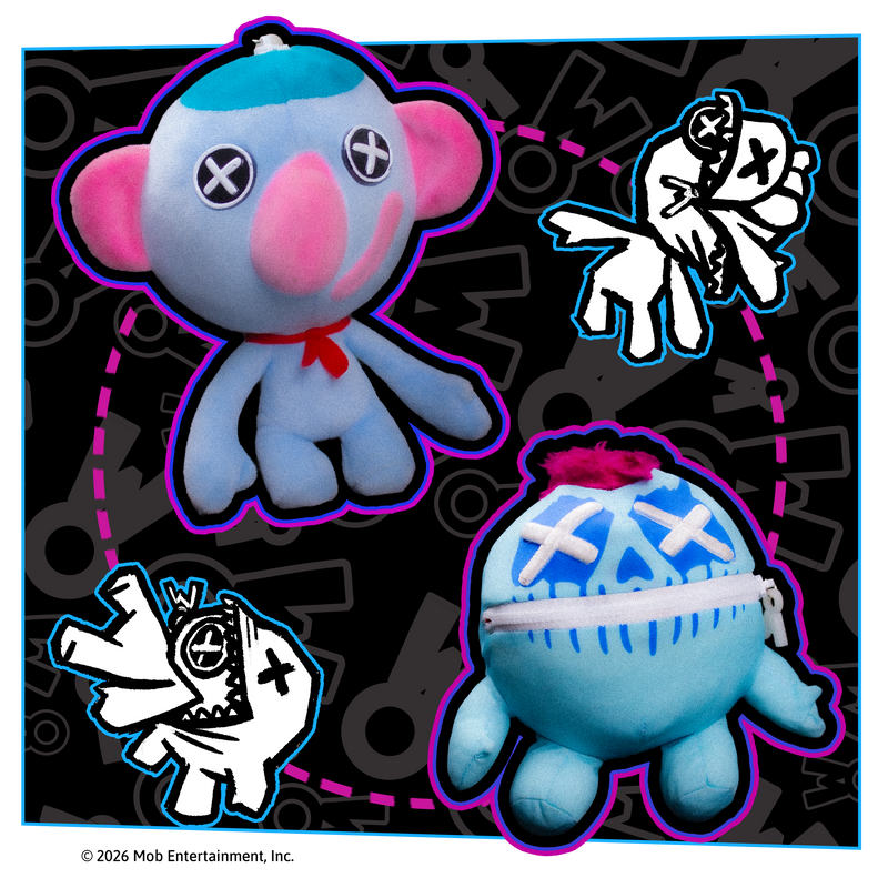 DOODLE BONES 2-in-1 Reversible 14” Plush | Poppy Playtime