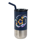 Glowby 16oz Stainless Tumbler w Straw Navy | Poppy Playtime