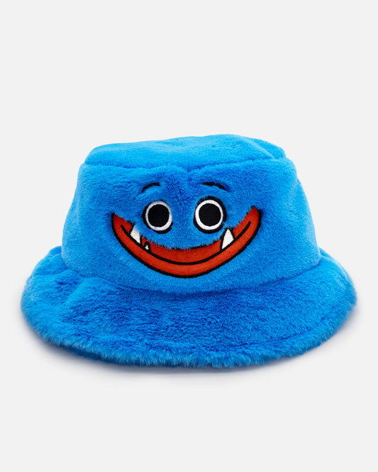 huggy wuggy fuzzy bucket hat front