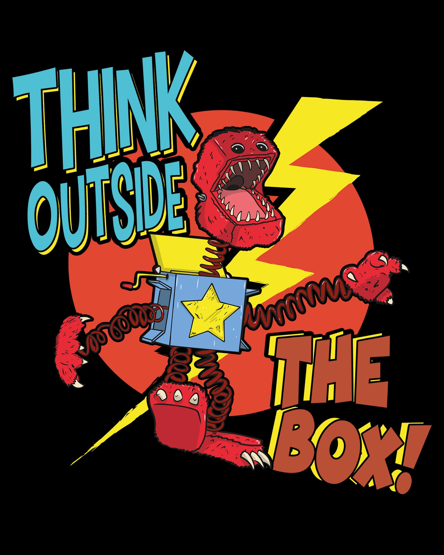 Boxy Boo Think Outside The Box Long Sleeve Tee – Poppy Playtime ...