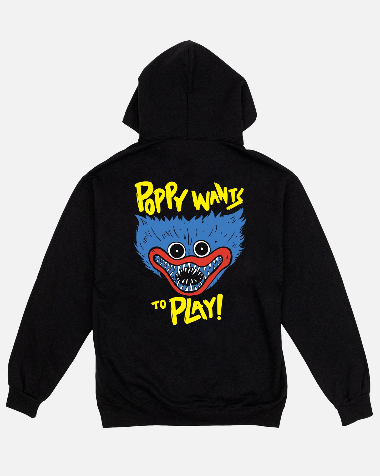it's playtime poppy gang hoodie back