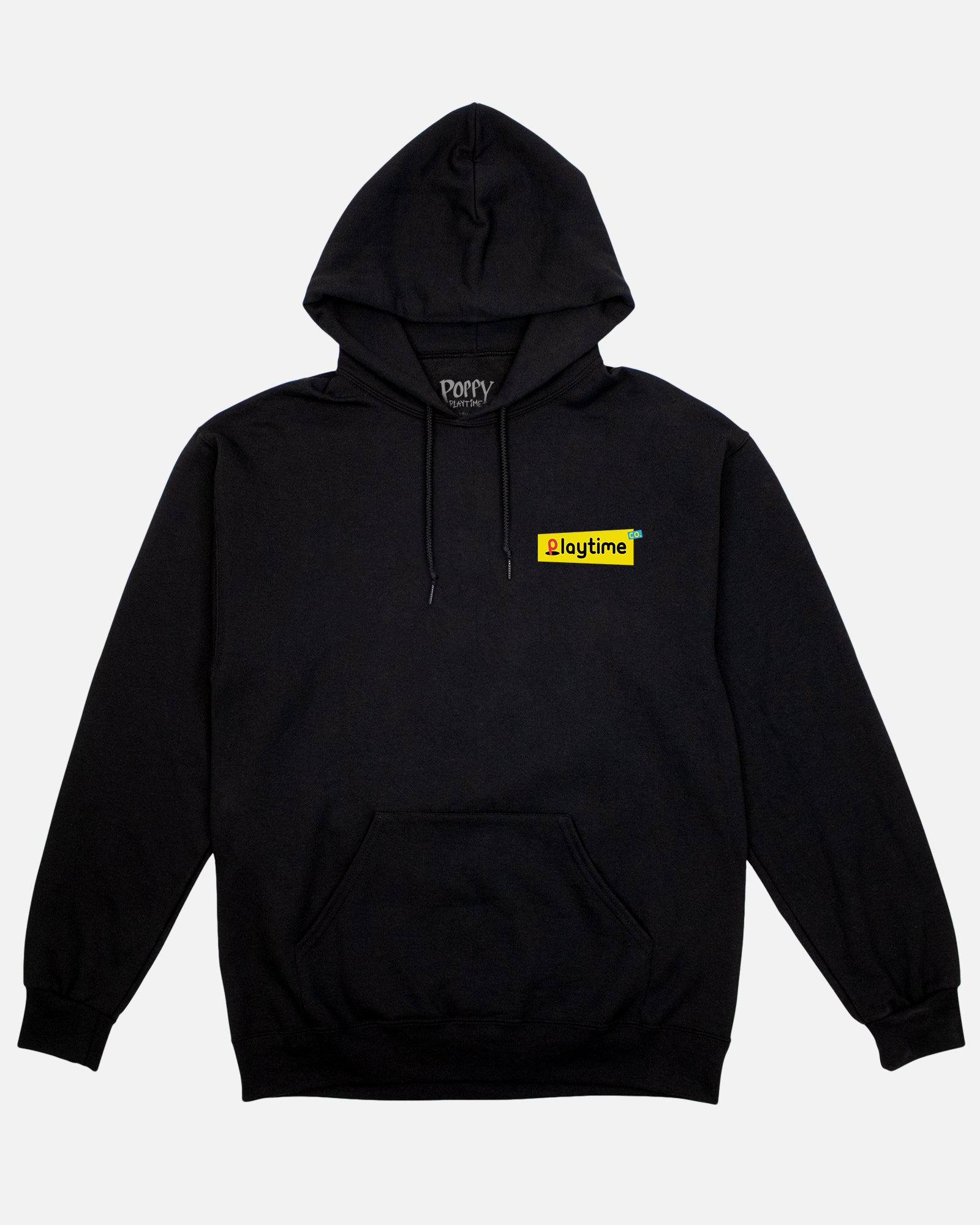 yarnaby black hoodie front