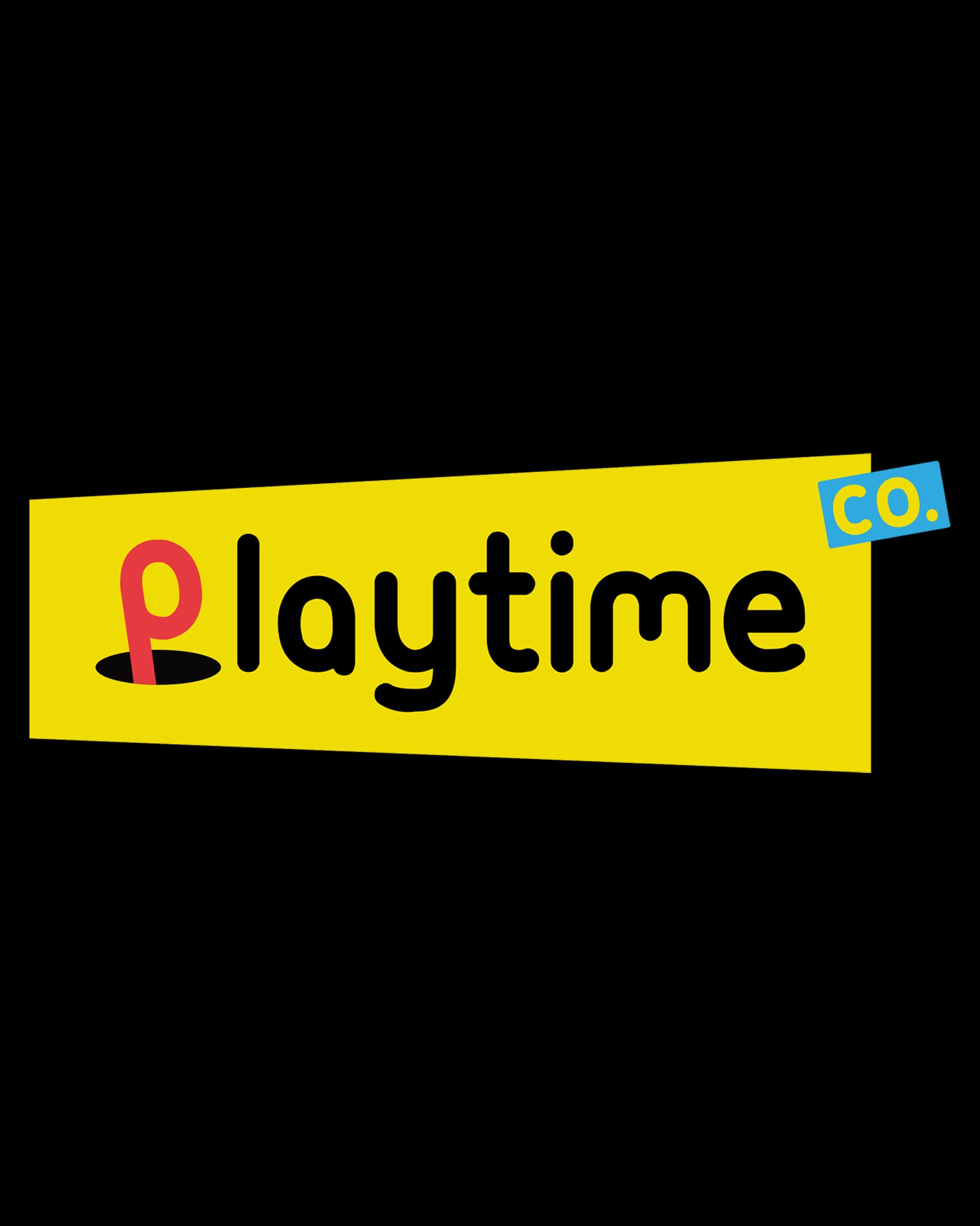 image on front pocket of hoodie: playtime co. logo