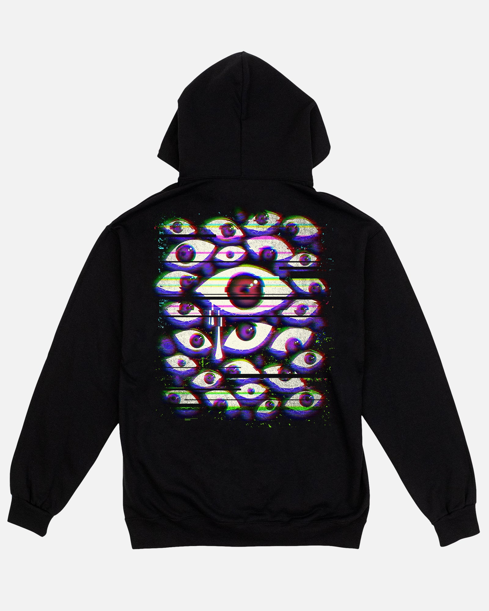 The Doctor Eyes Black Hoodie Back